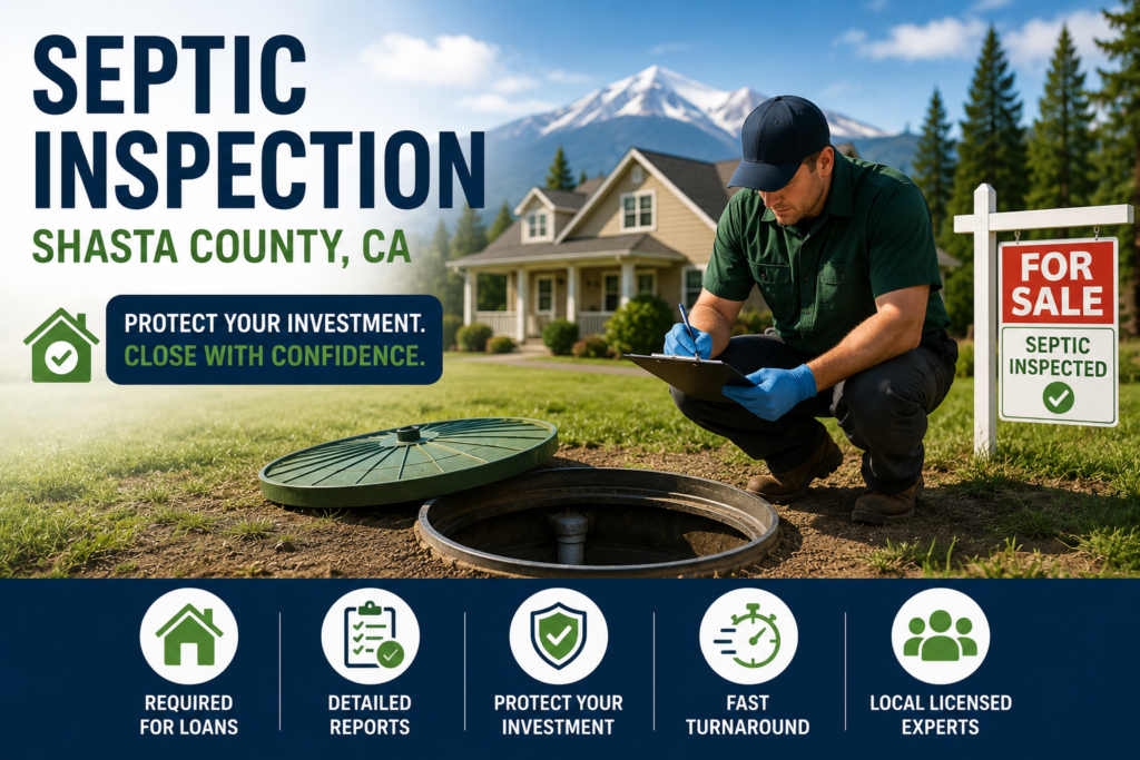 septic inspection Shasta County CA